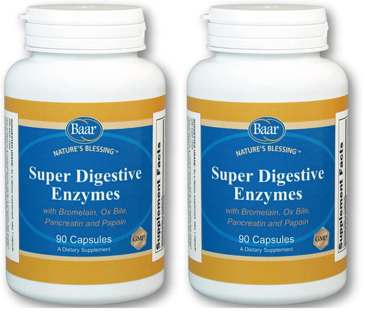 Baar Super Digestive Enzymes bottle front view