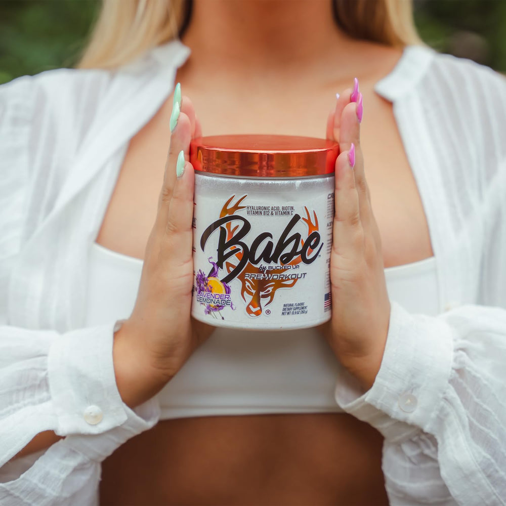 Packaging box of Babe Pre Workout for Women