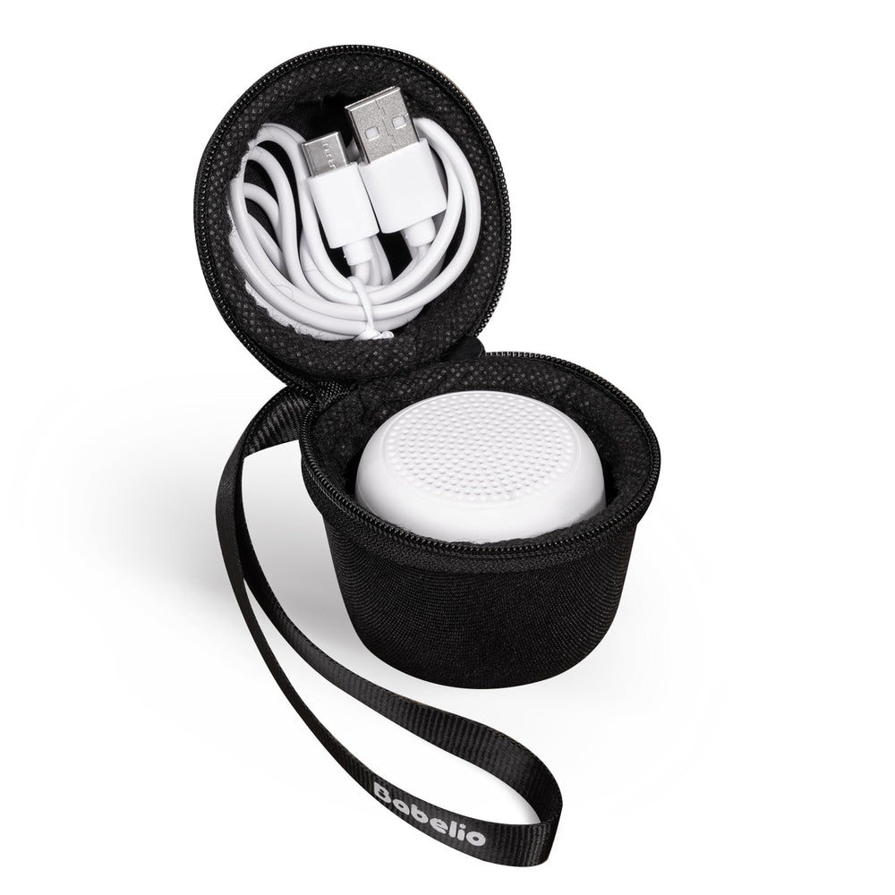 BABELIO pocket mini travel case on bag setup for quick access during travel