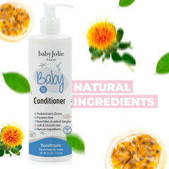 Baby Jolie conditioner bottle close-up