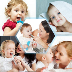 Packaging design for 2-pack baby toothbrush gift set