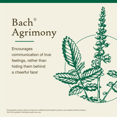 Close-up of Agrimony dropper bottle from Bach Original Flower Remedies