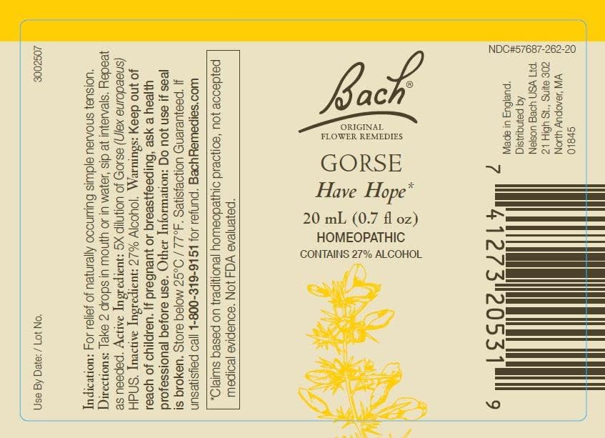 Gentian and Gorse Bach flower remedies from Be Optimistic 2-Pack in 20mL bottles