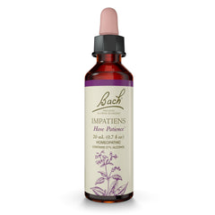 Bach Original Flower Remedies Impatiens 20ml bottle – front view