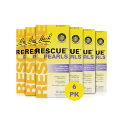 Box of Bach Rescue Pearls orange vanilla flavor with 6 packs