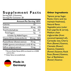 Label showing gluten-free, dairy-free, nut-free claims