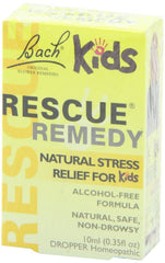 Bottle label of Bach Rescue Remedy Kids 0.35 fl oz
