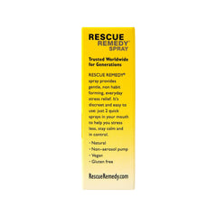 Bach Rescue Remedy Spray on a desk with notebook