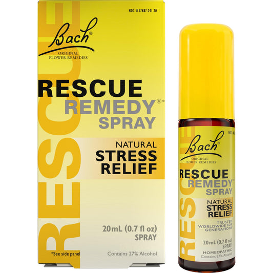 Front view of Bach Rescue Remedy Spray bottle (0.7 fl oz)