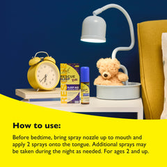 RESCUE Sleep Kids Spray bottle with 20mL label and logo