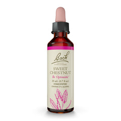 20ml dropper bottle of Bach Sweet Chestnut Flower Remedy