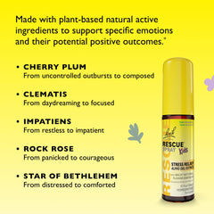 Bilingual English/Spanish packaging for RESCUE Kids Spray