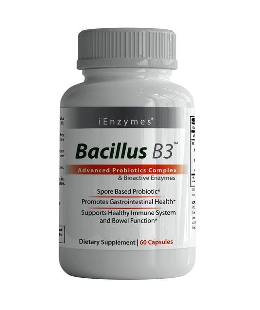 Hero image: Bacillus B3 Probiotic Complex bottle