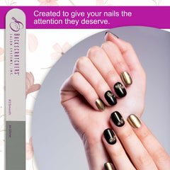 Backscratchers 2+2 file and buffer professional quality for salon-like results at home