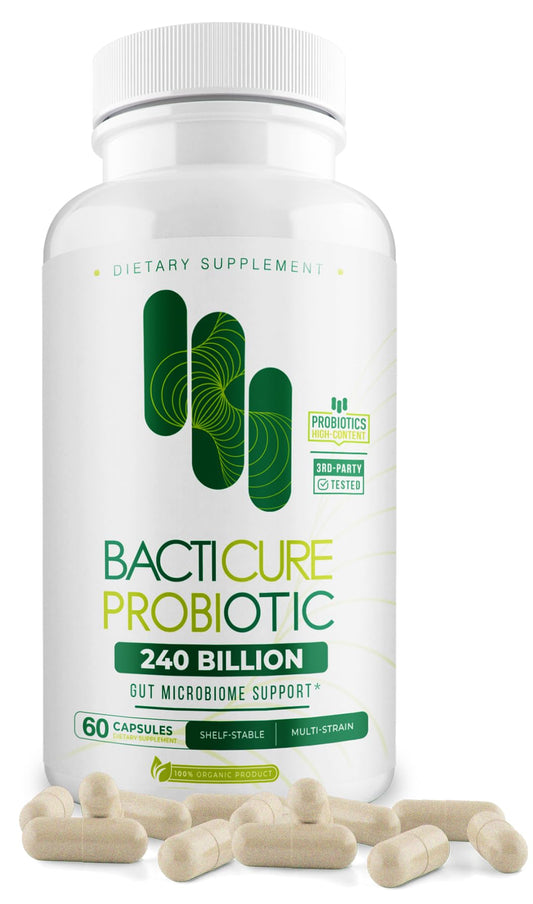BACTICURE Original Natural Probiotic Capsule bottle