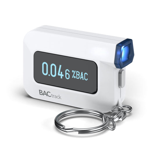 BACtrack C6 keychain breathalyzer front view