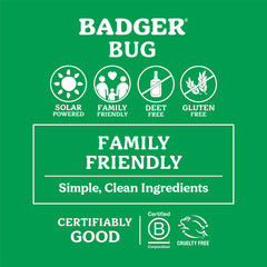 Badger Bug Repellent Stick travel size—compact companion for camping, hiking, and picnics.