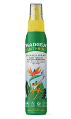 Badger Bug Spray bottle front shows family-friendly outdoor protection