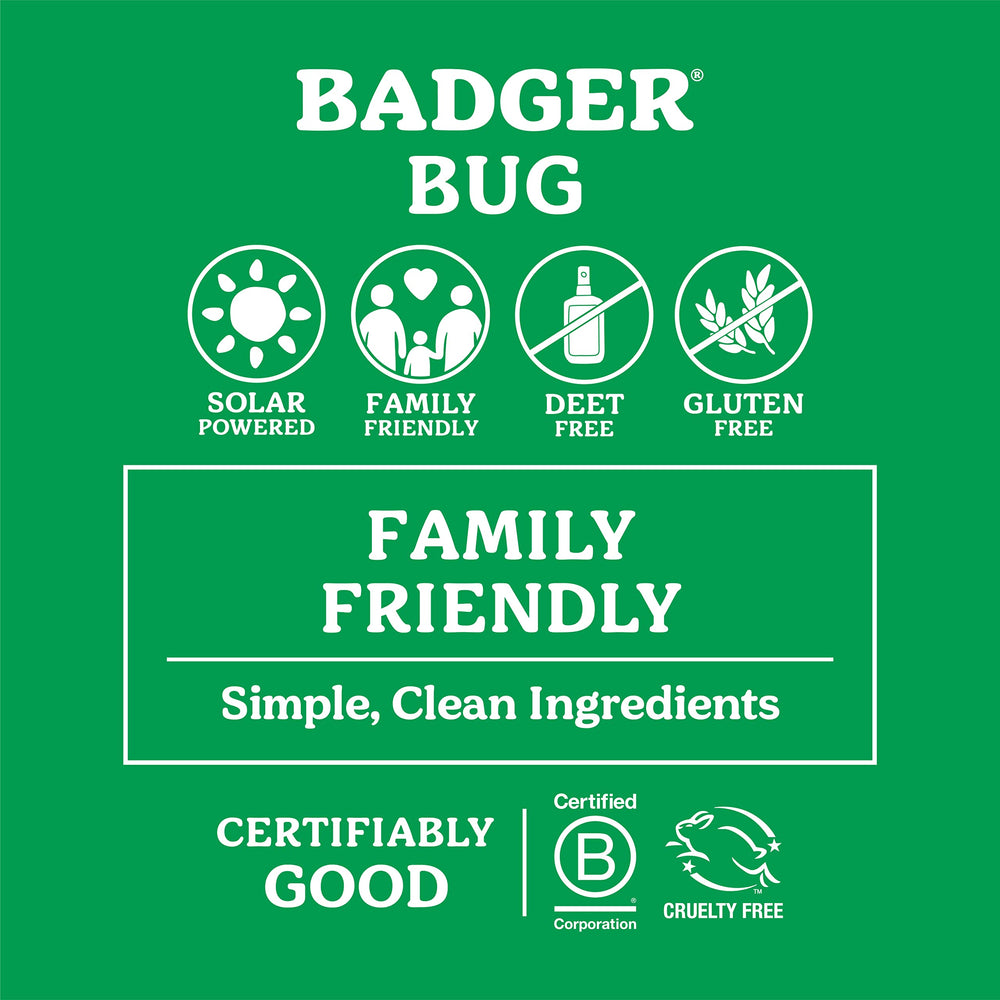 Badger Bug Spray supports sustainable, vegan, cruelty-free lifestyle.