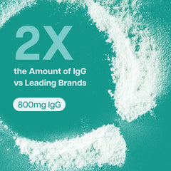 Ingredients: 4000mg bovine colostrum with immunoglobulins and probiotics