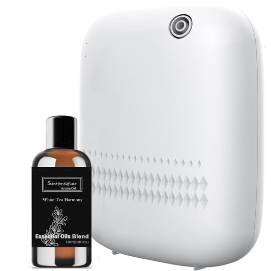 BAIESHIJI Scent Air Machine displayed in a modern living room setup