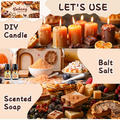 Hazelnut fragrance oil bottle – Bakery Essential Oils Set