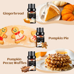 Pumpkin Pie fragrance oil 10ml bottle close-up