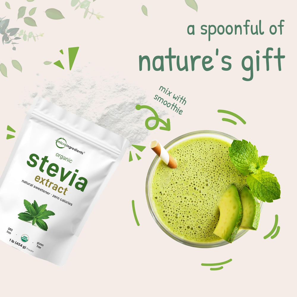 Stevia powder suitable for baking and cooking