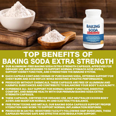 Pure baking soda aluminum-free powder in capsules – image 04