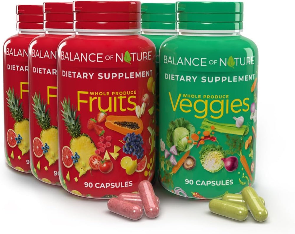 Balance of Nature Fruits supplement bottle front view