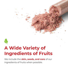 Vacuum-cold processing of Balance of Nature fruits ingredients