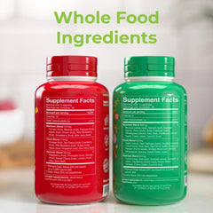 Balance of Nature Veggies supplement bottle with vegetable imagery