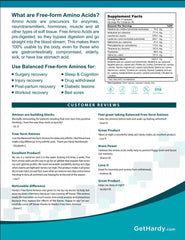 Balanced Free-Form Aminos product on a clean white surface