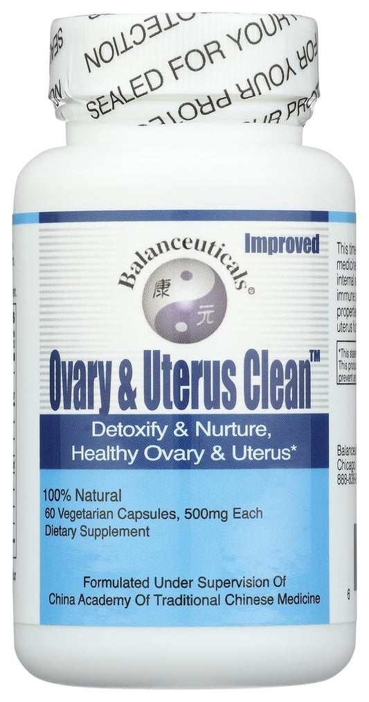 Balanceuticals Ovary & Uterus Clean bottle front view