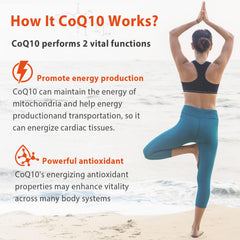 Graphic highlighting heart health and energy support