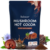 Balincer Mushroom Hot Cocoa Powder canister on white background