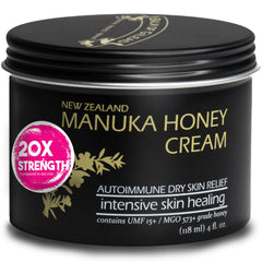 BALM OF GILEAD Manuka Eczema Honey Cream jar shows rich hydration for sensitive skin