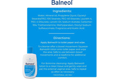 Balneol anal vaginal comfort use case illustrates discreet, non-irritating cleansing.
