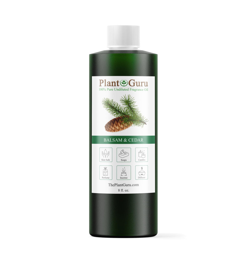 Balsam and Cedar Fragrance Oil bottle 8 oz - front view