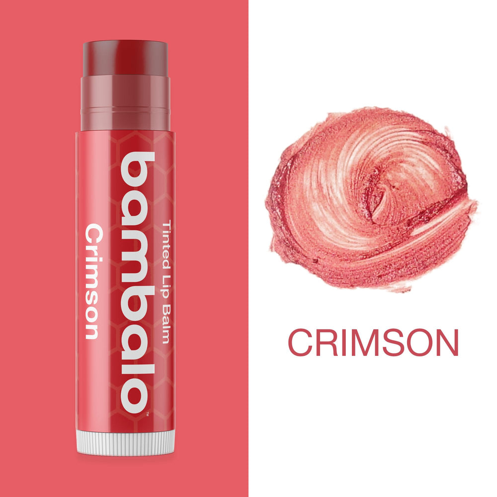 Bambalo shimmer shade lip balm provides light sparkle and hydration.
