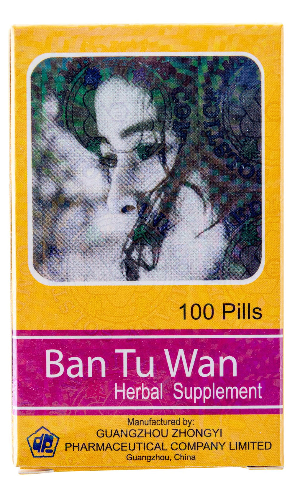 Ban Tu Wan front view packaging and bottle