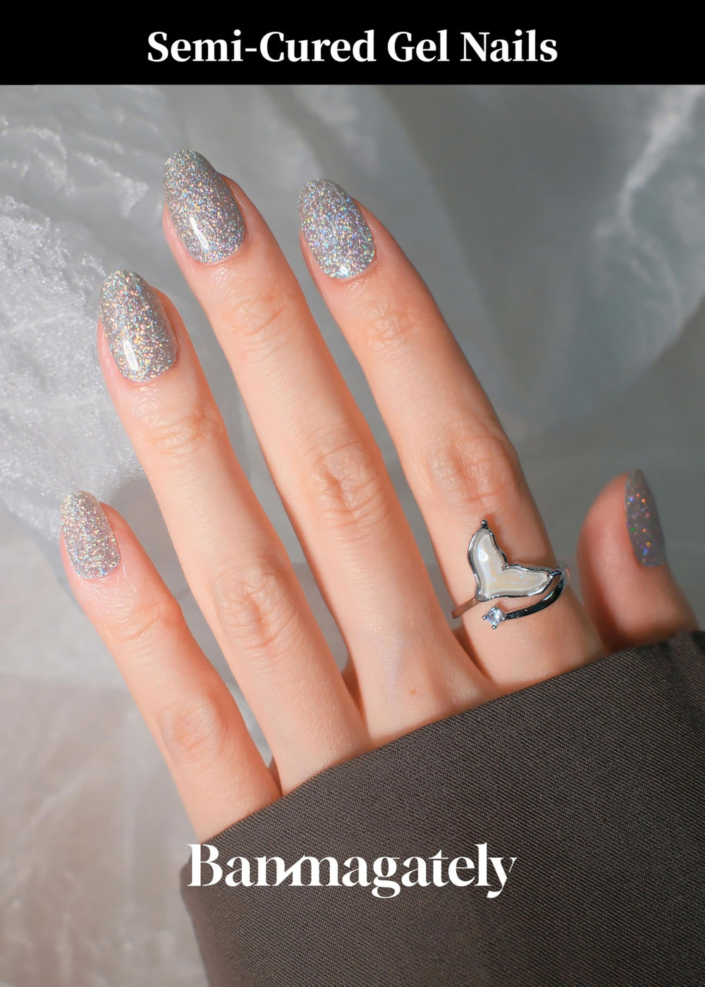 Banmagately UV cure gel nail stickers for fast at-home manicure.