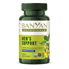 Front view of Banyan Botanicals Men's Support Tablets bottle