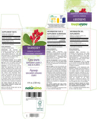 Label close-up: Barberry root bark tincture 1:10 extract