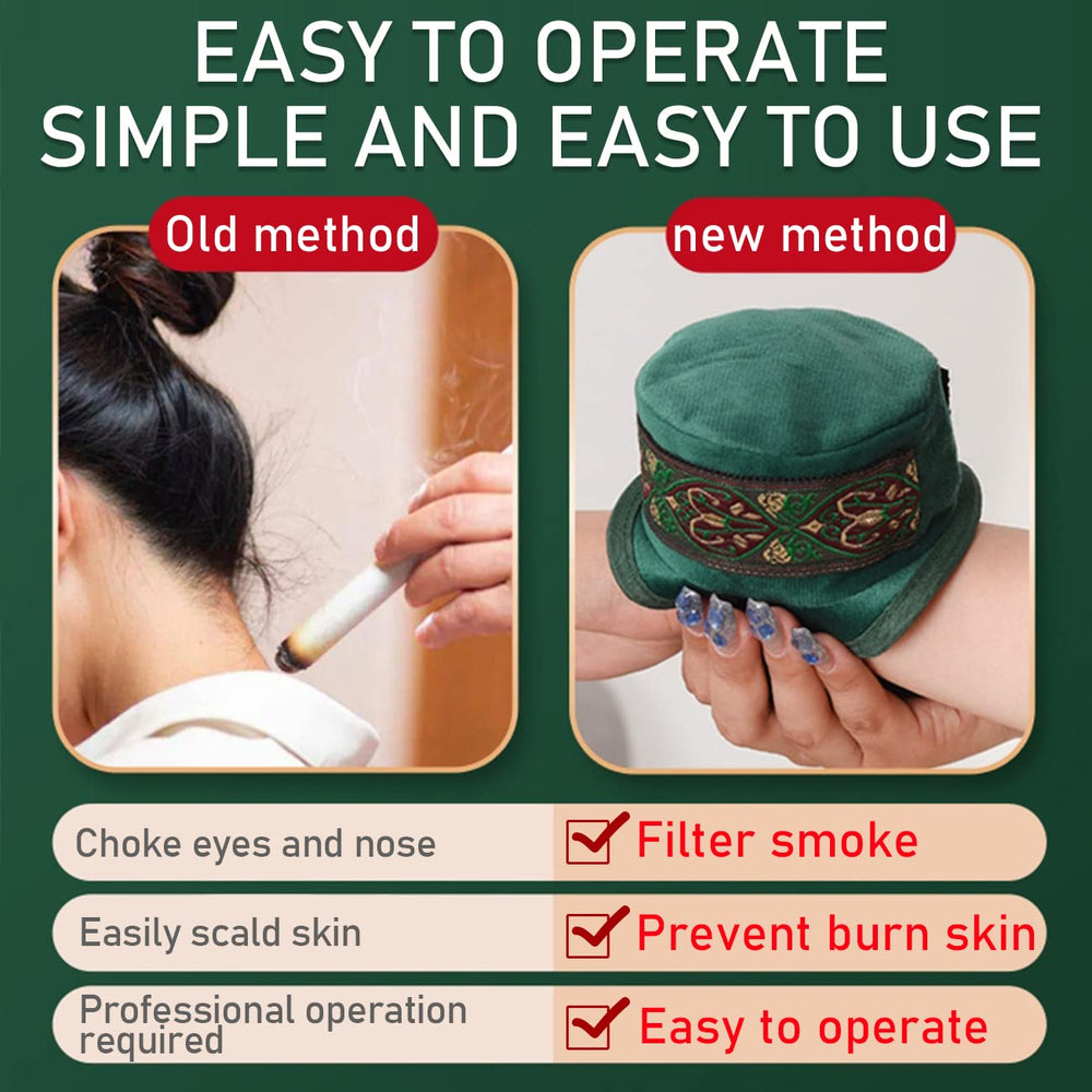 Compact portable design for home moxibustion therapy
