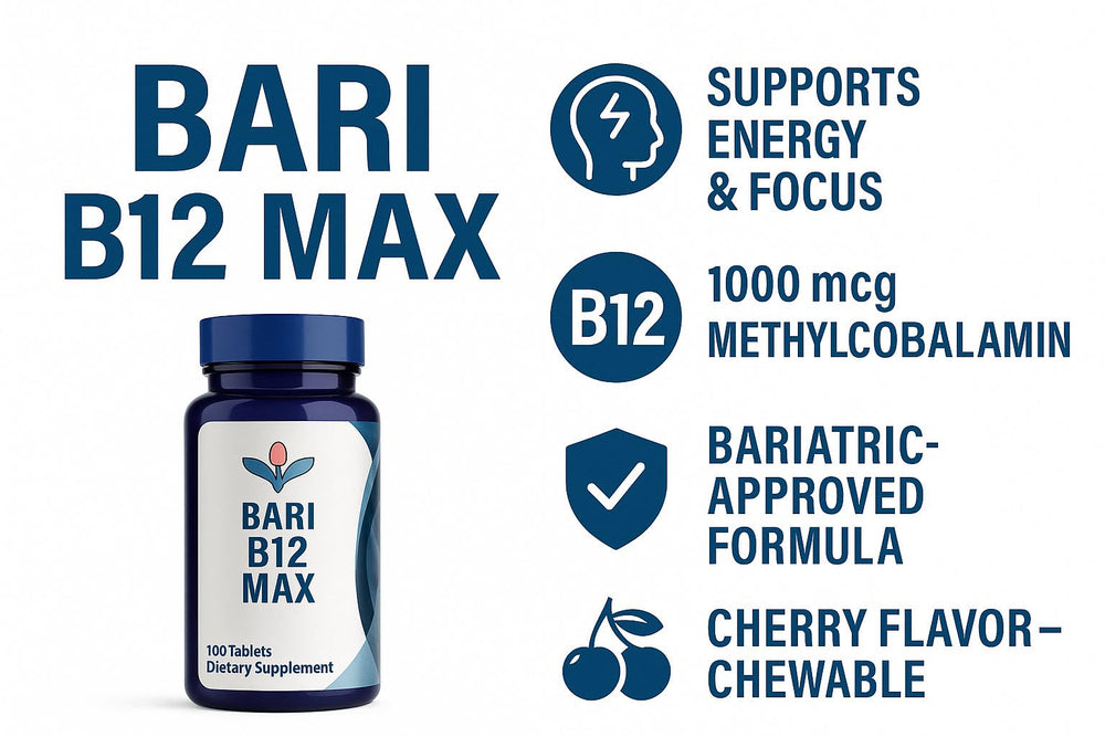 Bari B12 Max packaging for bariatric patients