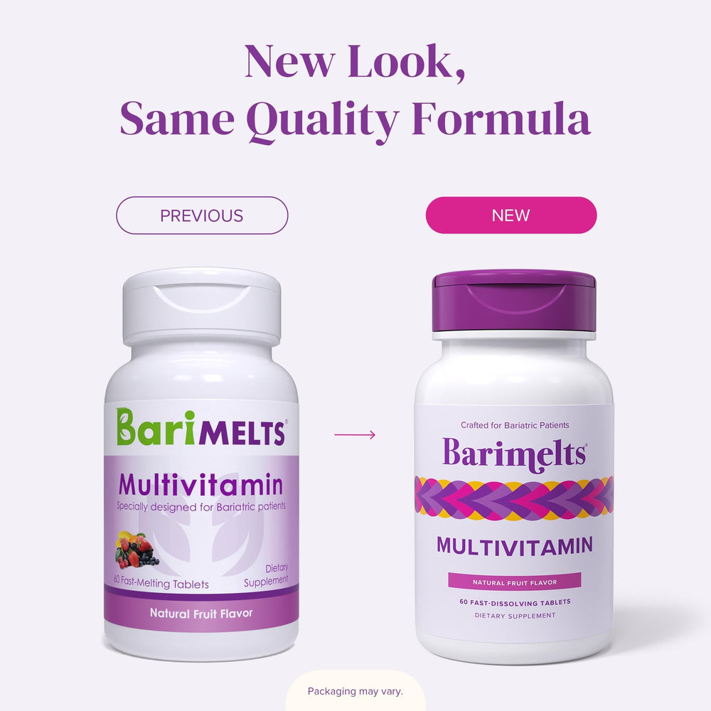 Key vitamins and minerals included in BariMelts