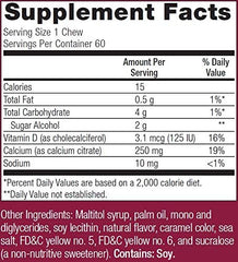 On-the-go Bariatric Advantage calcium citrate chewy bites being picked up for consumption