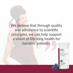 Nutrition facts panel on FloraVantage probiotic packaging