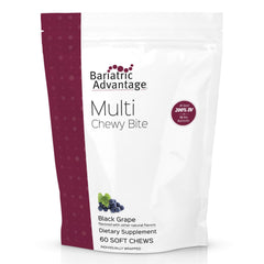 Bariatric Advantage Multi Chewy Bite bottle - Black Grape flavor, 60 count